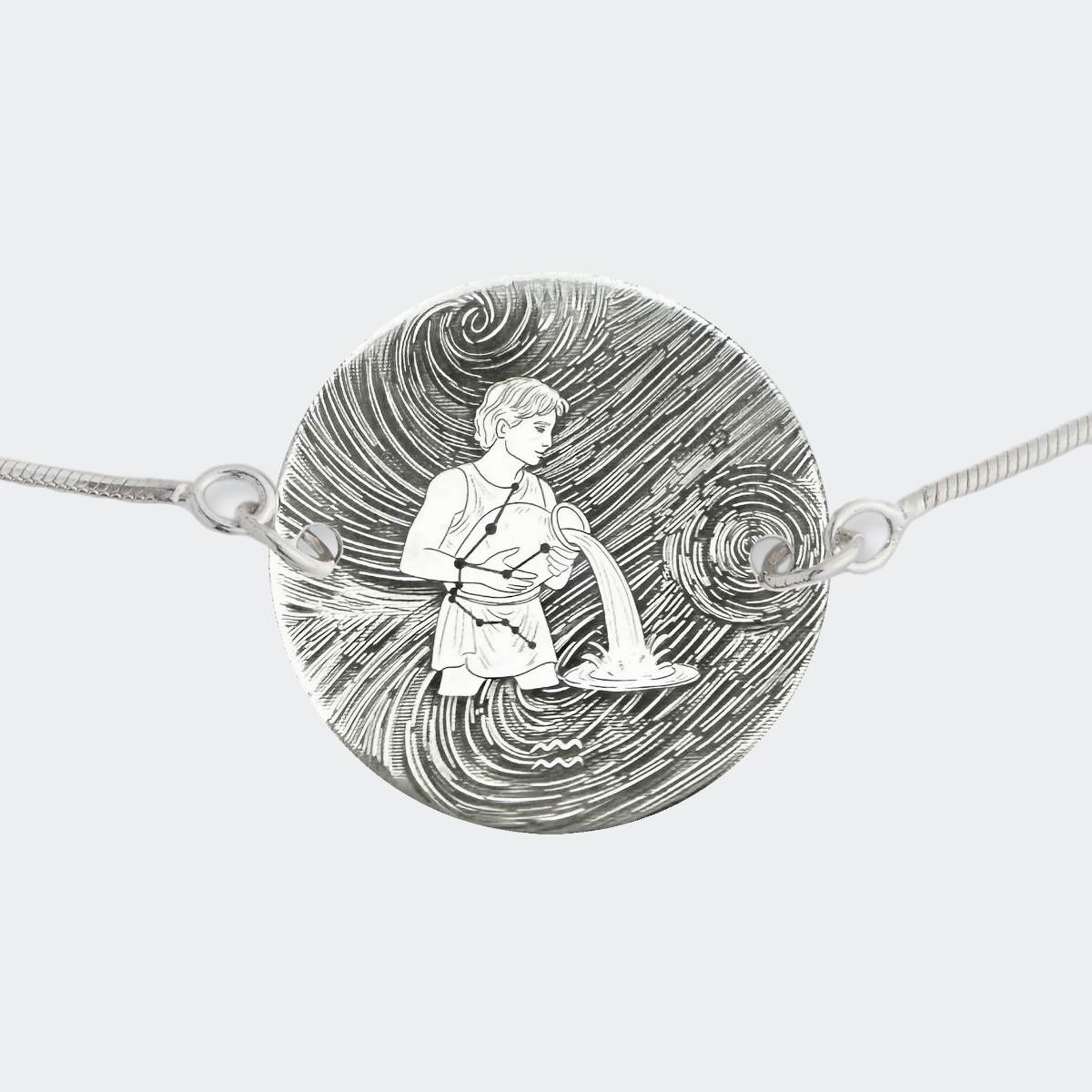 Sternzeichen Sterling Silver Armband