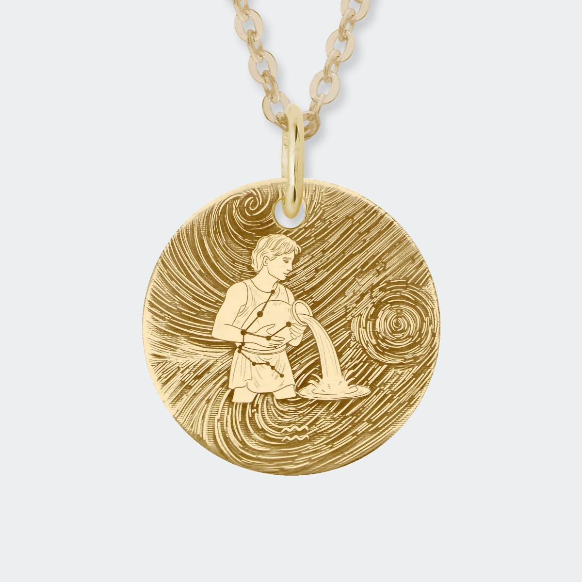 Sternzeichen Gold Vermeil Halskette