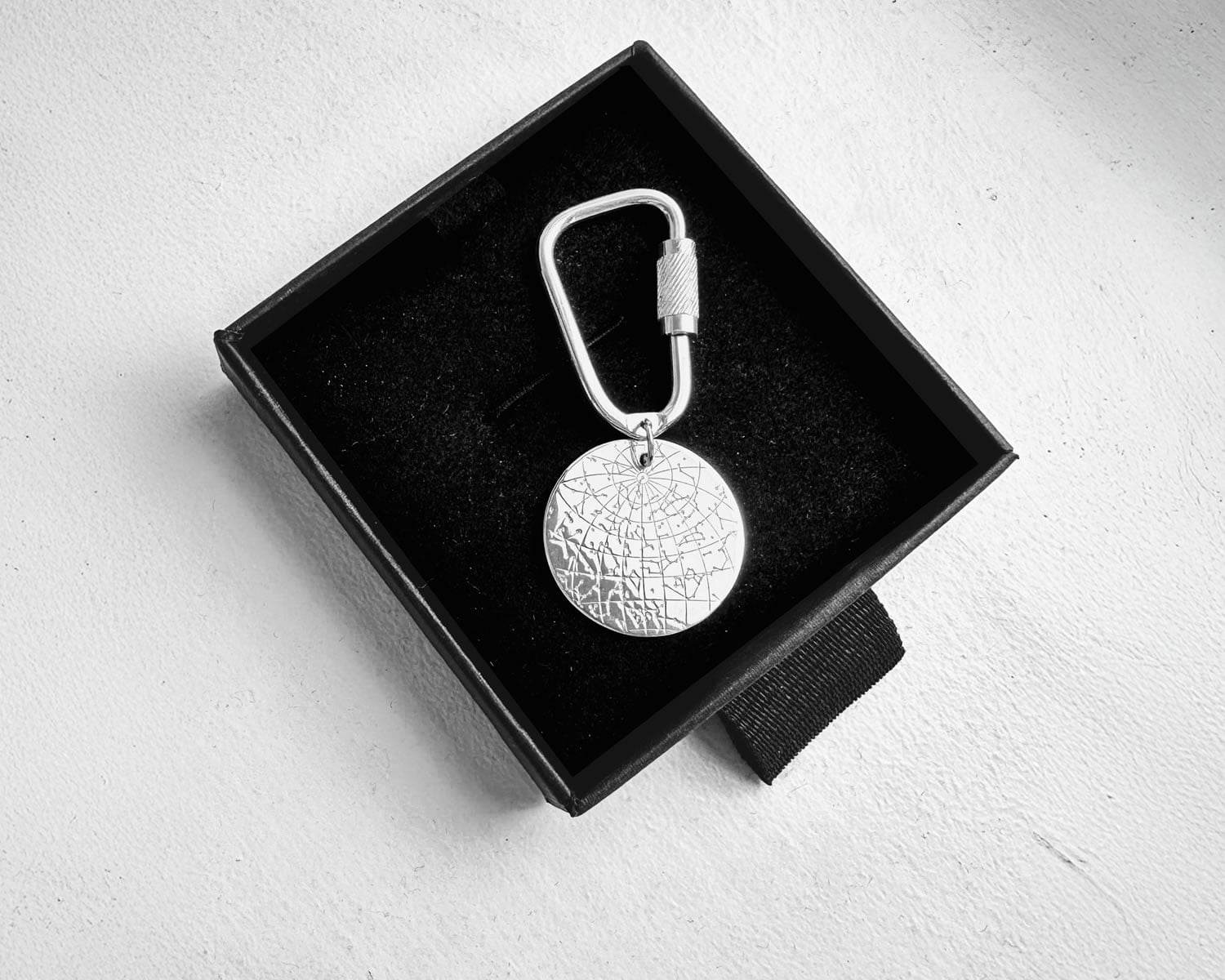 Night Sky Sterling Silver Schlüsselanhänger