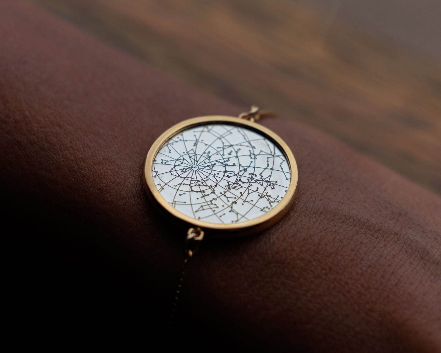 Night Sky Sterling Silver Armband mit Fassung