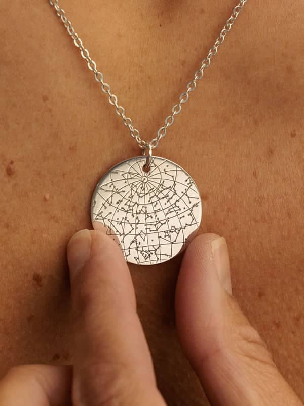 Night Sky Sterling Silver Pendant