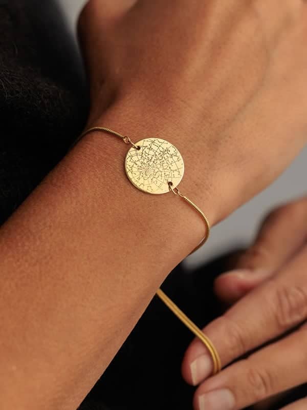 Night Sky Gold Vermeil Armband