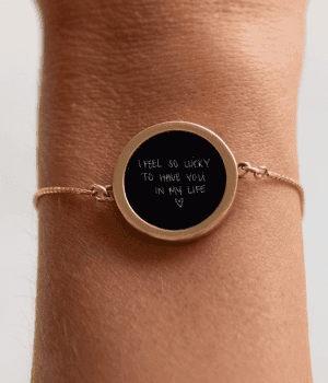 Night Sky 18k Gold Vermeil Love Notes Pendant