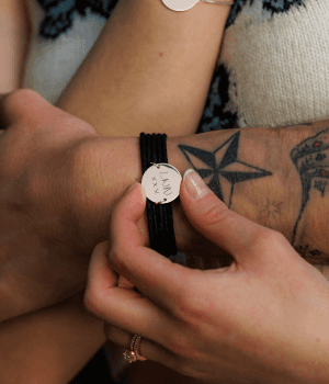 Night Sky Gold Vermeil Love Notes Bracelet