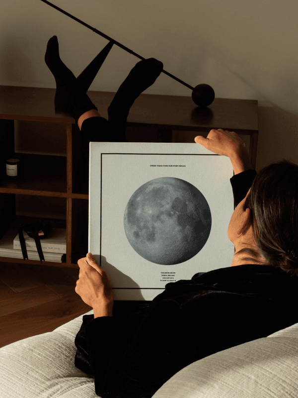 Night Sky Moon Phase Print