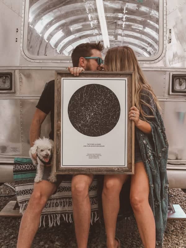 Night Sky Anniversary Gift Print