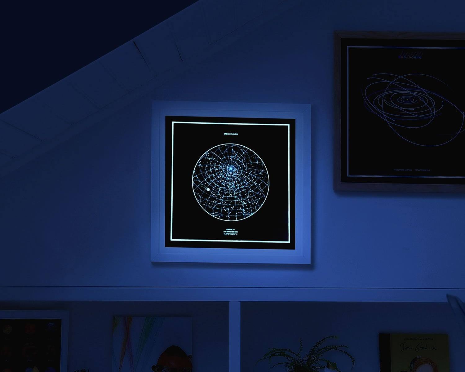Night Sky Luxury Glow in the Dark Art Prints