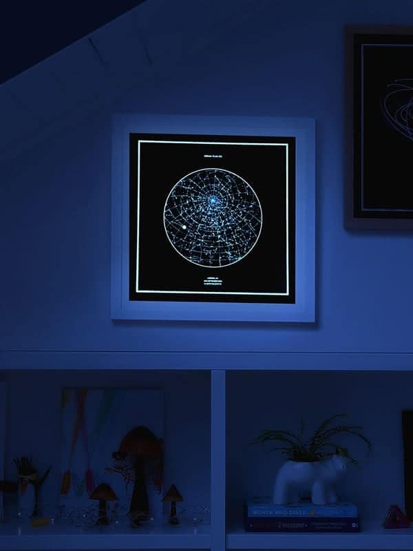 Night Sky Luxury Glow in the Dark Art Prints