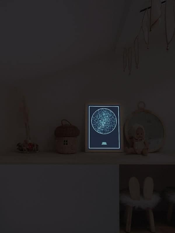 Night Sky Luxury Glow in the Dark Art Prints