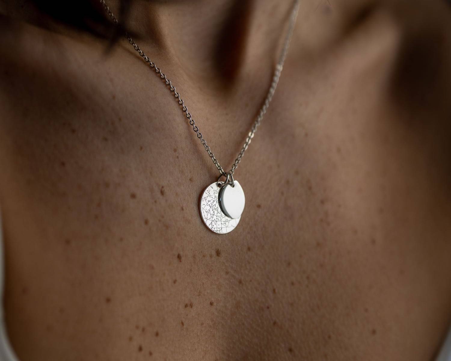 Night Sky Sterling Silver Pendant
