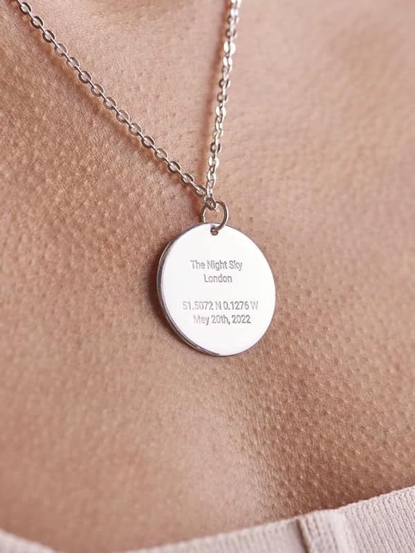 Night Sky Sterling Silver Pendant