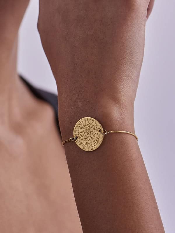 Night Sky Gold Vermeil Armband