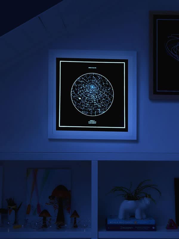 Night Sky Luxury Glow in the Dark Art Prints