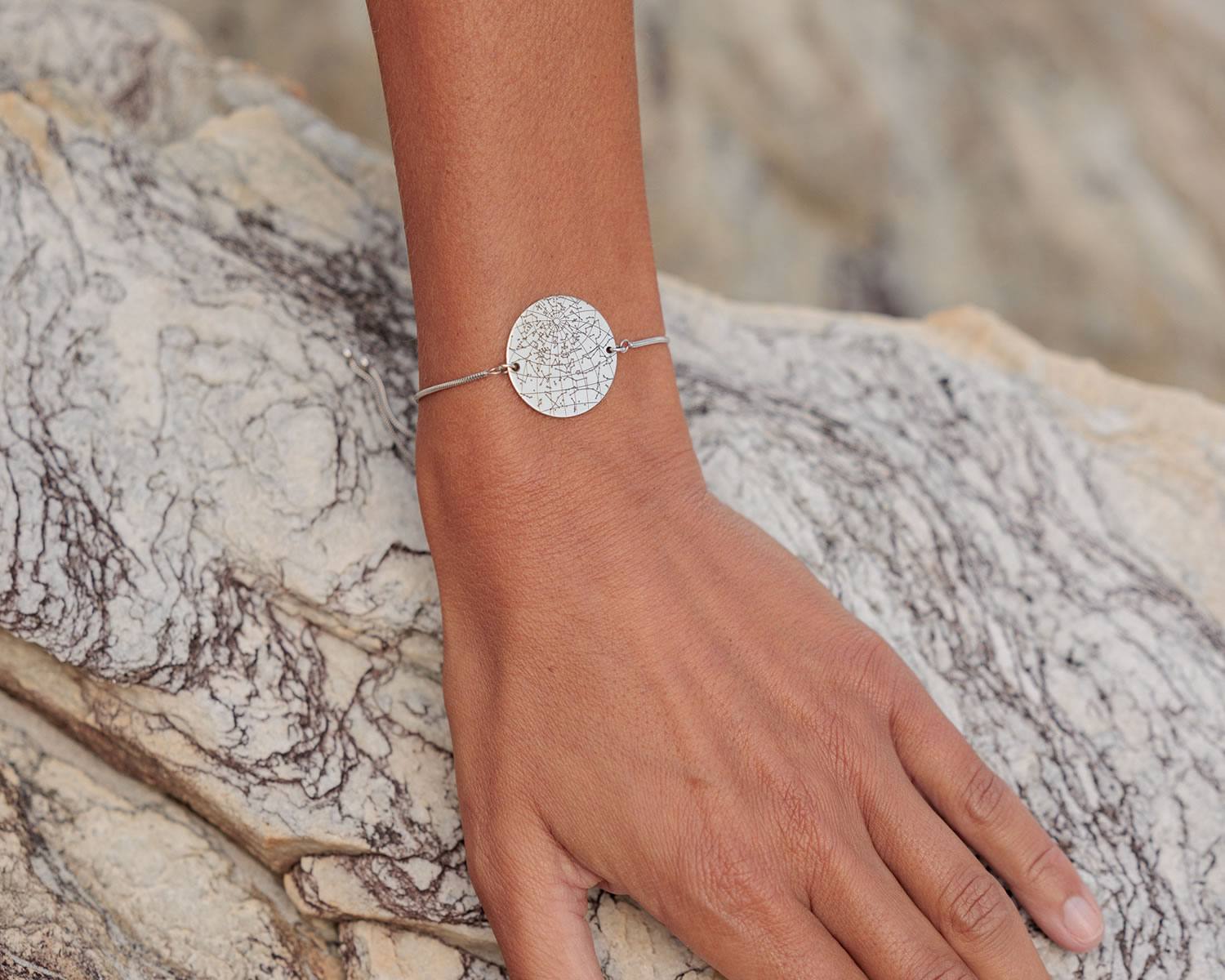 The Night Sky Sterling Silver Bracelet