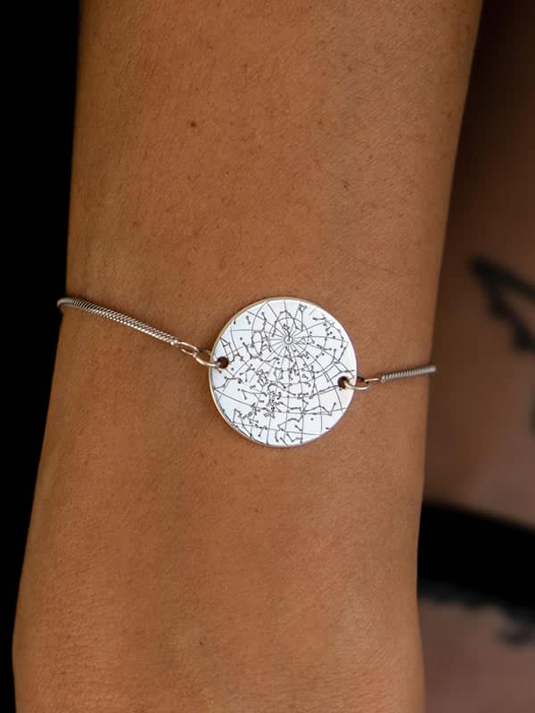The Night Sky Sterling Silver Bracelet