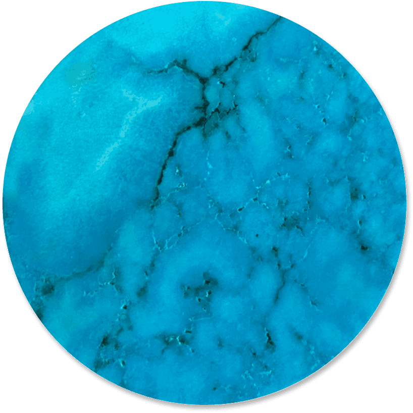 Turquoise eclipse pendant