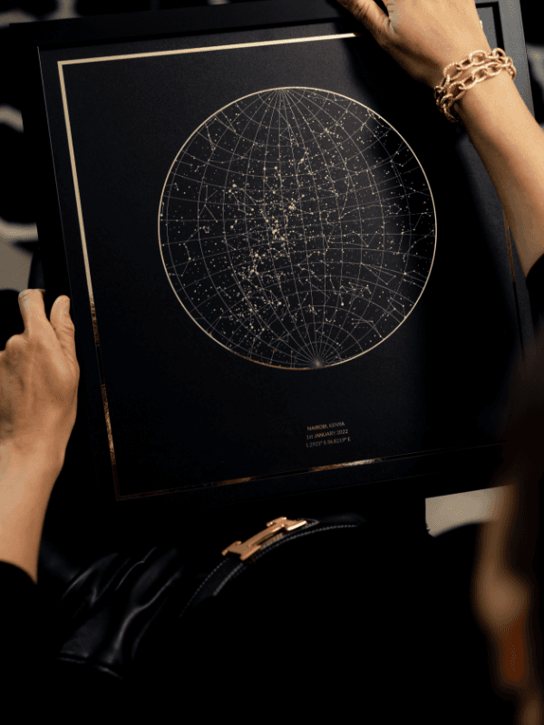 The Night Sky Foil and Glow in the Dark prints