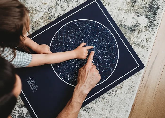 Exploring Different Star Clusters, Nebulae & Galaxies within Star Maps