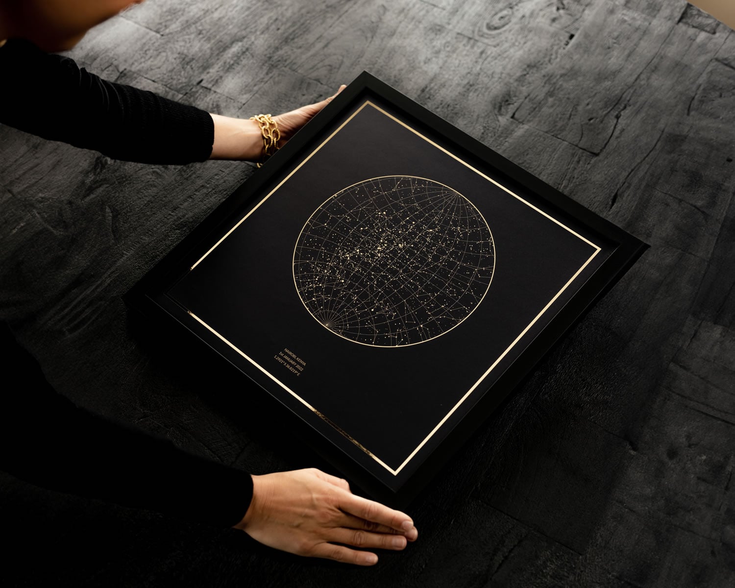 Gold Foil Star Maps hero