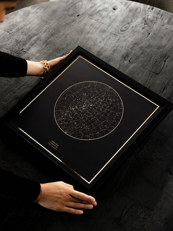 Gold Foil Star Maps hero