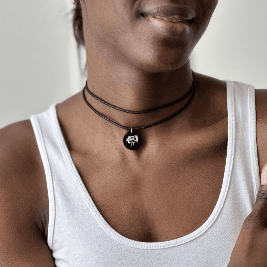 Love Notes Black Onyx Necklace