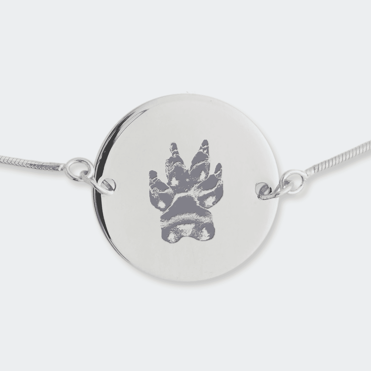 Paw Prints Sterling Silver Bracelet
