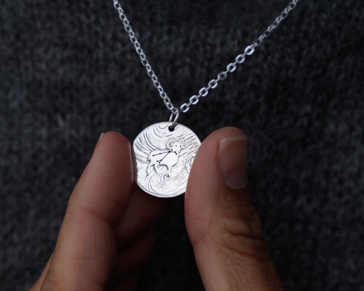Zodiac Collection Sterling Silver Necklace